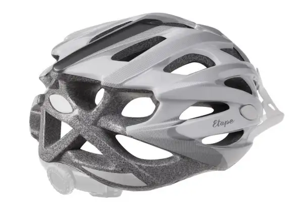 Etape Venus Damenfahrradhelm weiß/silber matt