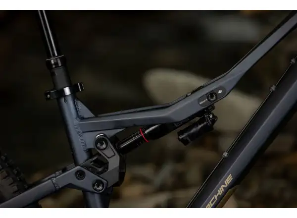 Rock Machine Whizz FS I 50 Mountainbike Matte Milliardär Blau.