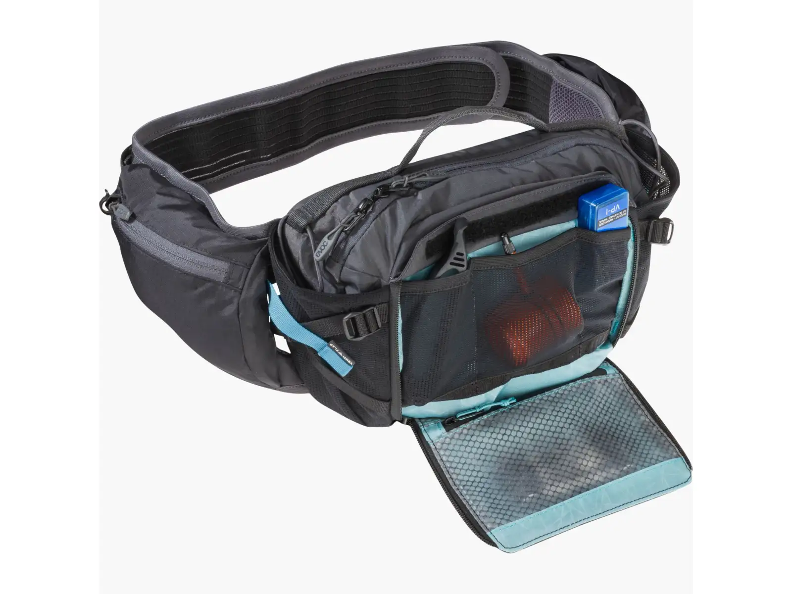 Evoc Hip Pack Pro 3 l Tasche + Trinkblase 1,5 l schwarz/kohlegrau