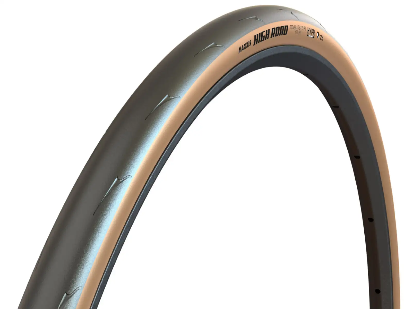 Maxxis High Road TR 28" Rennradreifen mit Kevlar Tan Wall