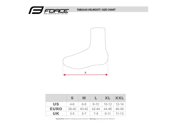 Force Fast Überzieher für Radschuhe schwarz