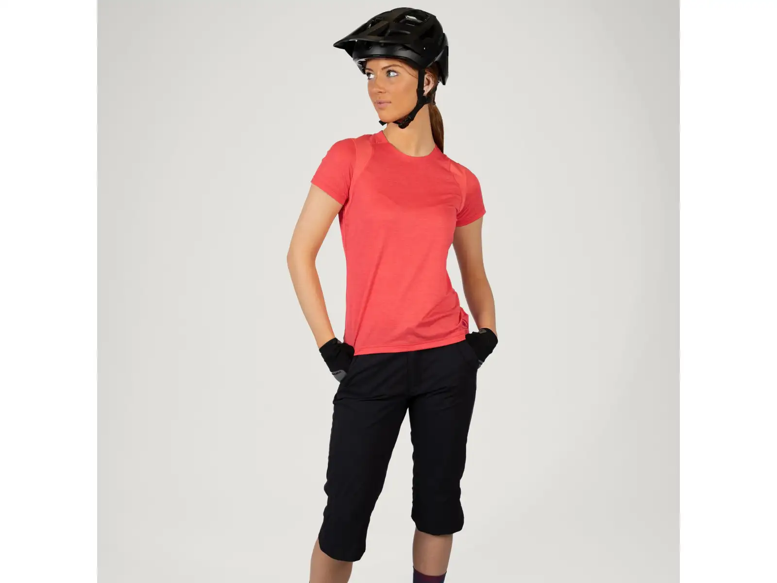 Endura Hummvee Damen 3/4 Shorts mit Einsatz Black