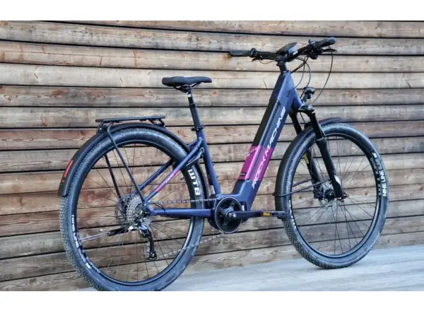 Elektrofahrrad Rock Machine Storm INT e90-29 Damen in Blau/Silber/Rosa