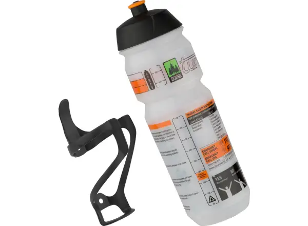 Tune Linksträger karbonischer Seitenflaschenhalter links einschließlich Flasche 0,75l