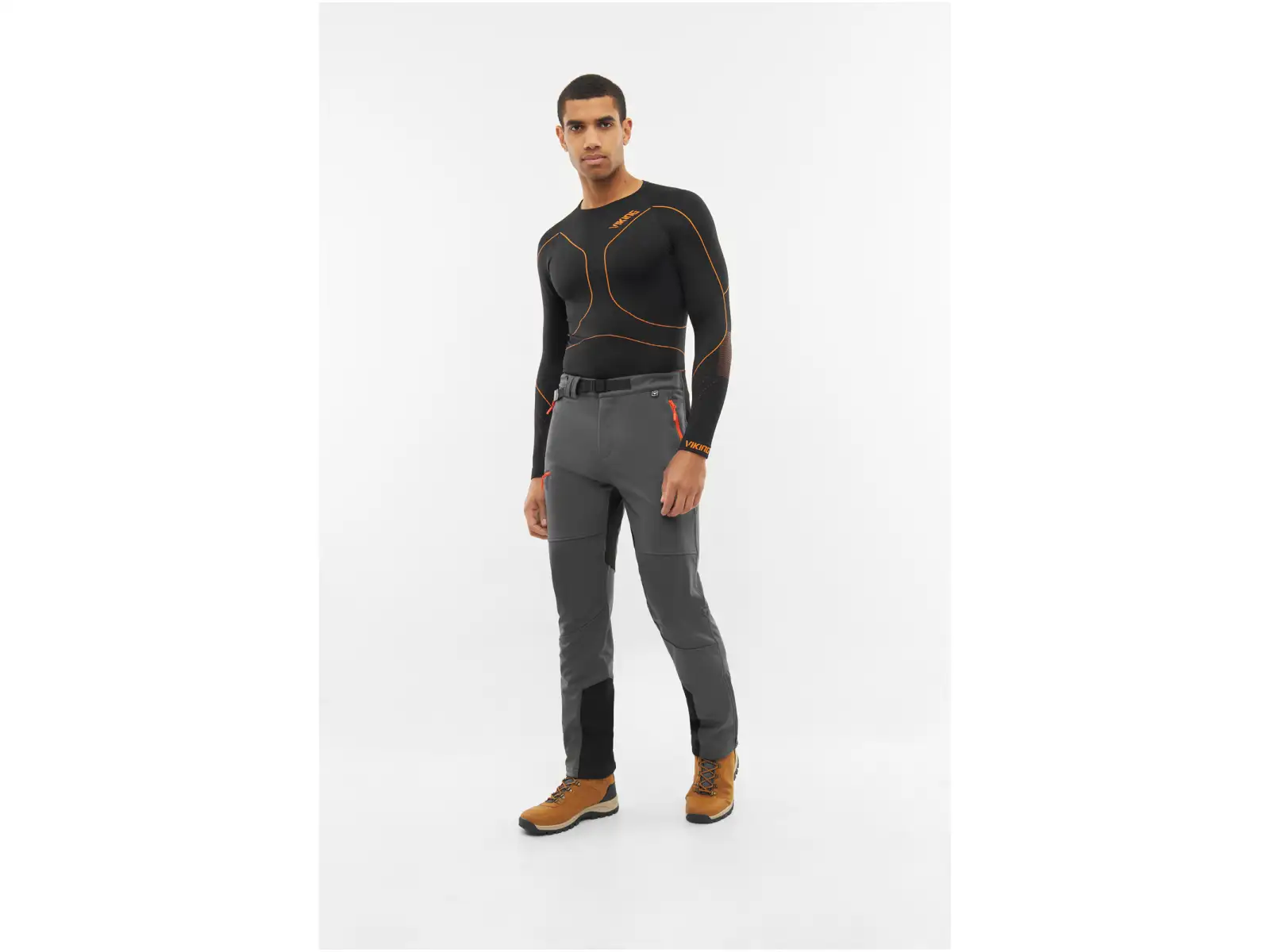 Viking Summit Warm 2.0 Herren Thermo-Hose Dunkelgrau