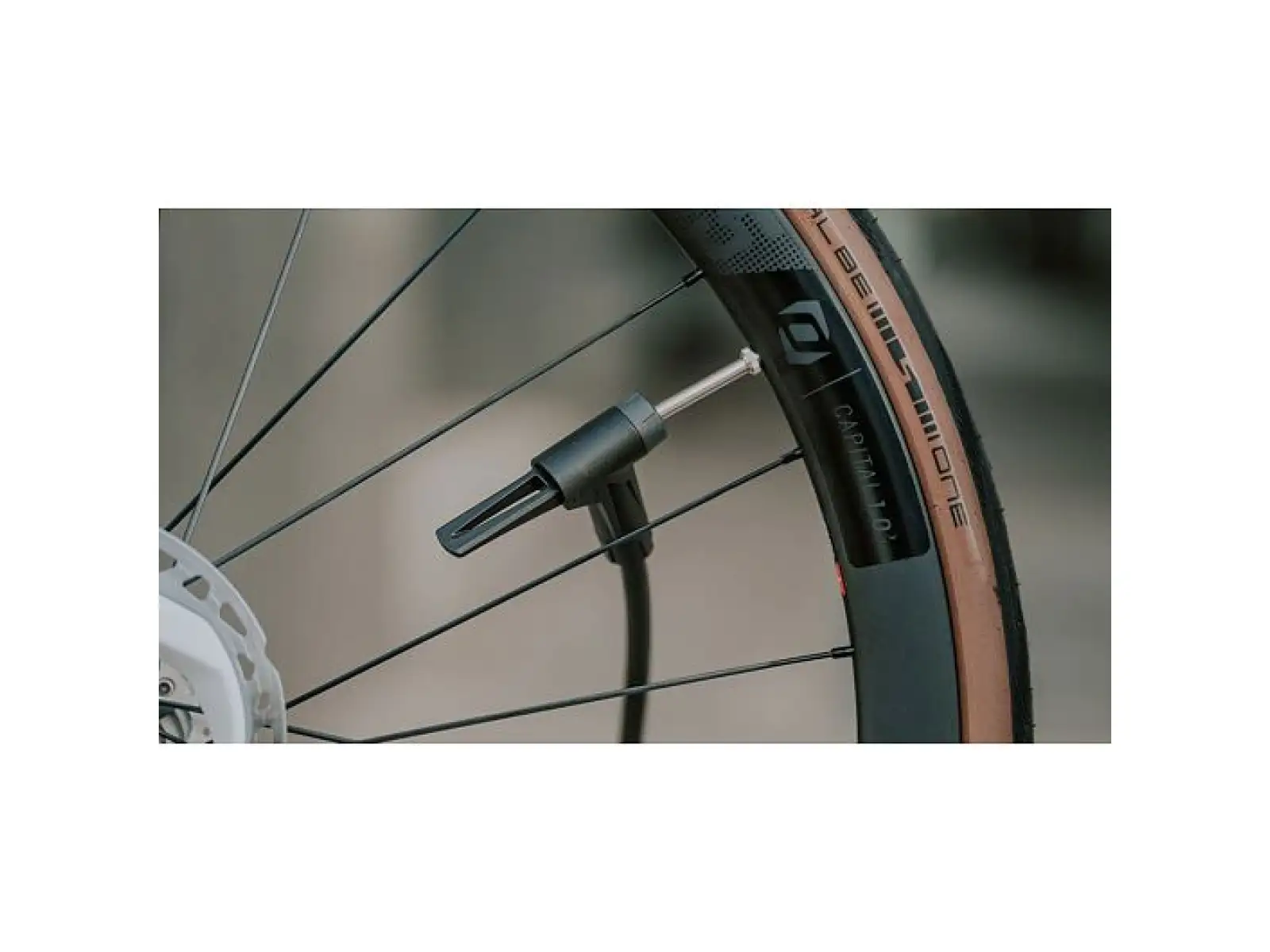 Topeak JoeBlow Roadie EX Werkstattpumpe Schwarz/Blau