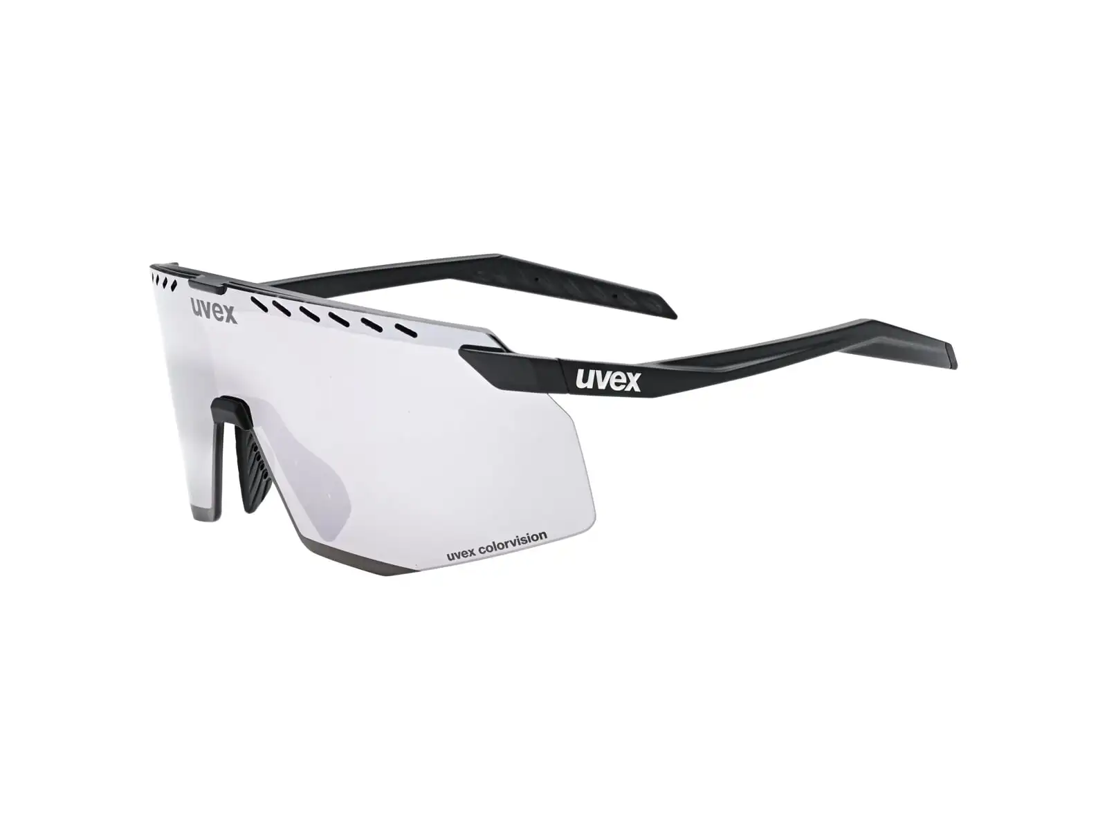 Uvex Pace Stage CV Brille Black Matt/Mir. Silver