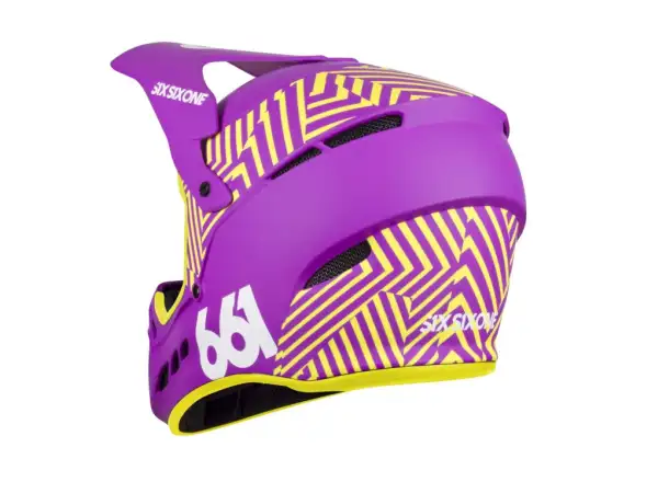 661 Reset Downhill Helm Dazzle Purple