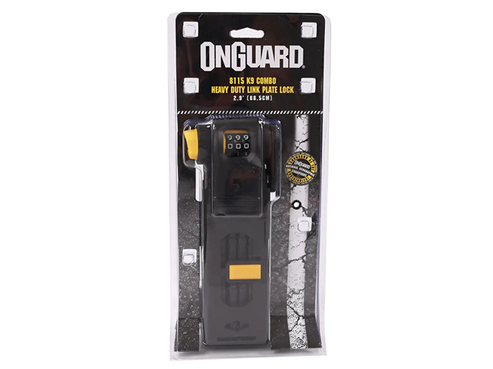 OnGuard K9 Faltbares Schloss 885 mm