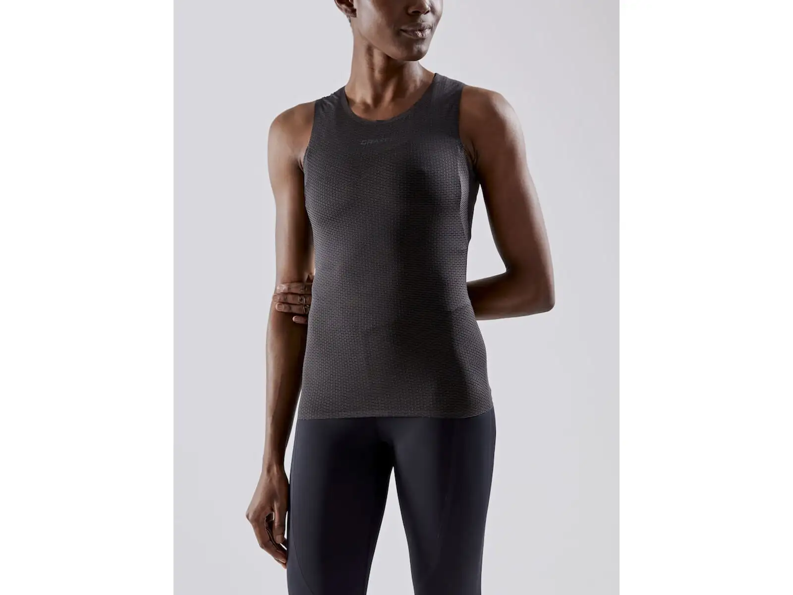 Craft Pro Dry Nanoweight Damen Trikot ohne Ärmel Schwarz