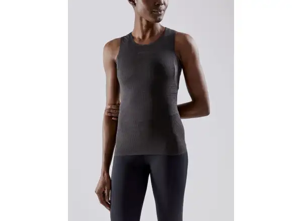 Craft Pro Dry Nanoweight Damen Trikot ohne Ärmel Schwarz