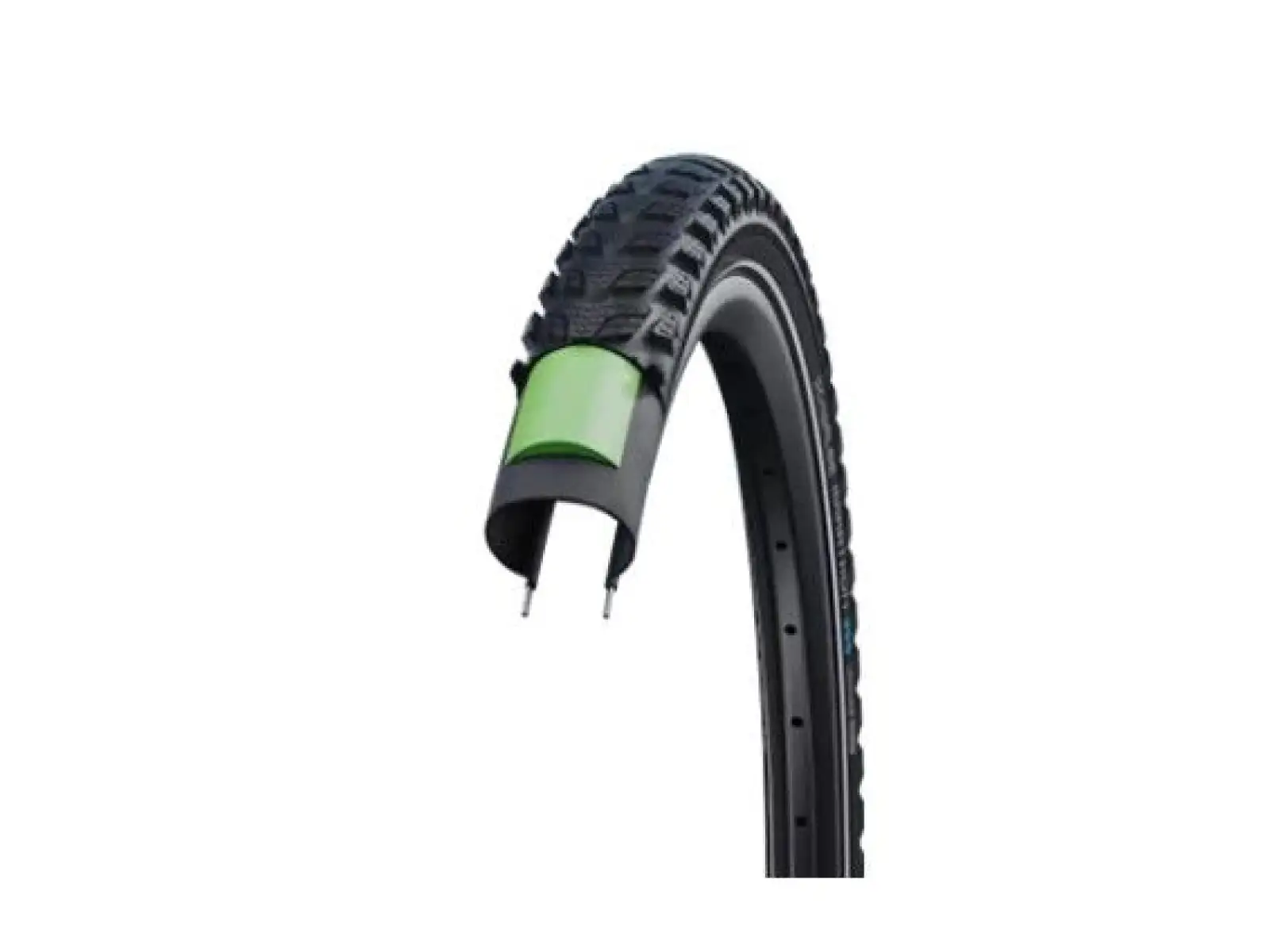 Schwalbe Marathon 365 Performance GreenGuard E-50 20x1,50" MTB Drahtreifen Schwarz Reflex