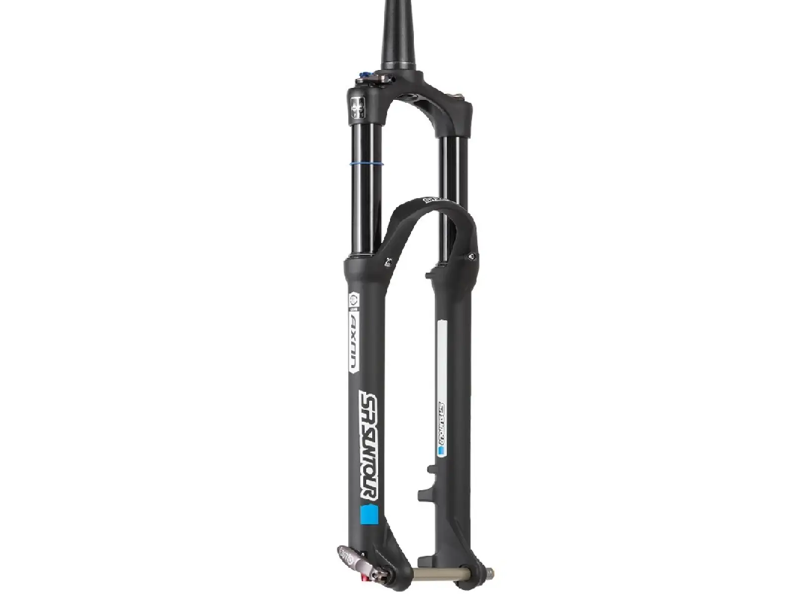 SR Suntour Axon 34 RL-RC 130 mm 27,5" Boost Federgabel Schwarz