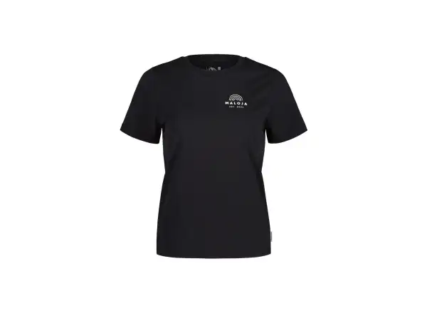 Maloja KanzelM. Damen T-Shirt Kurzarm Deep Black