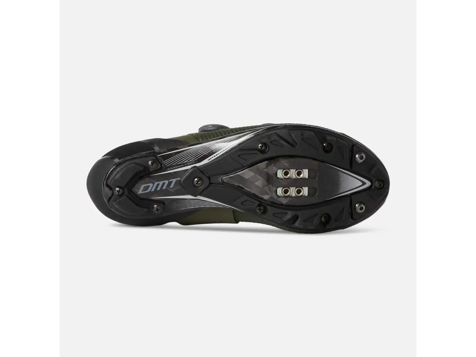 DMT MH10 XC Herren-Mountainbikeschuhe Grün/Schwarz