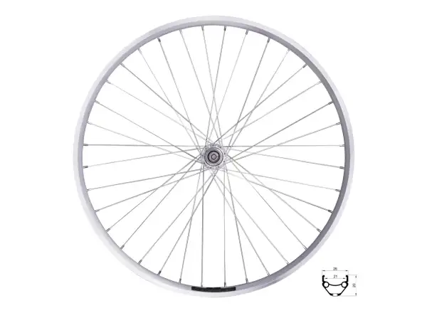 Force Prime 559x21 hinten eingespeichtes Laufrad Nabe F80429 36 Löcher