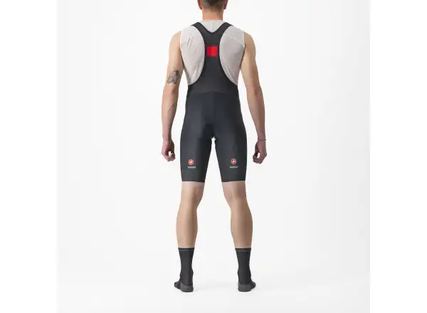 Castelli Entrata 2 Herren Radhosen mit Polsterung und Silikonbeinabschlüssen Schwarz