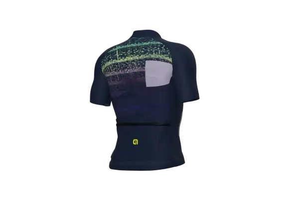 Alé Off Road Gravel Herren-Fahrradtrikot Kurzarm Blau