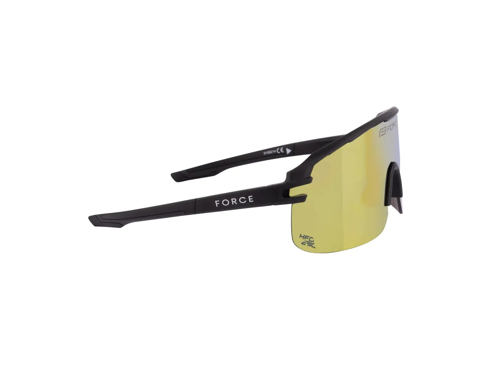 Force Epic Brille schwarz/gelb Spiegelglas
