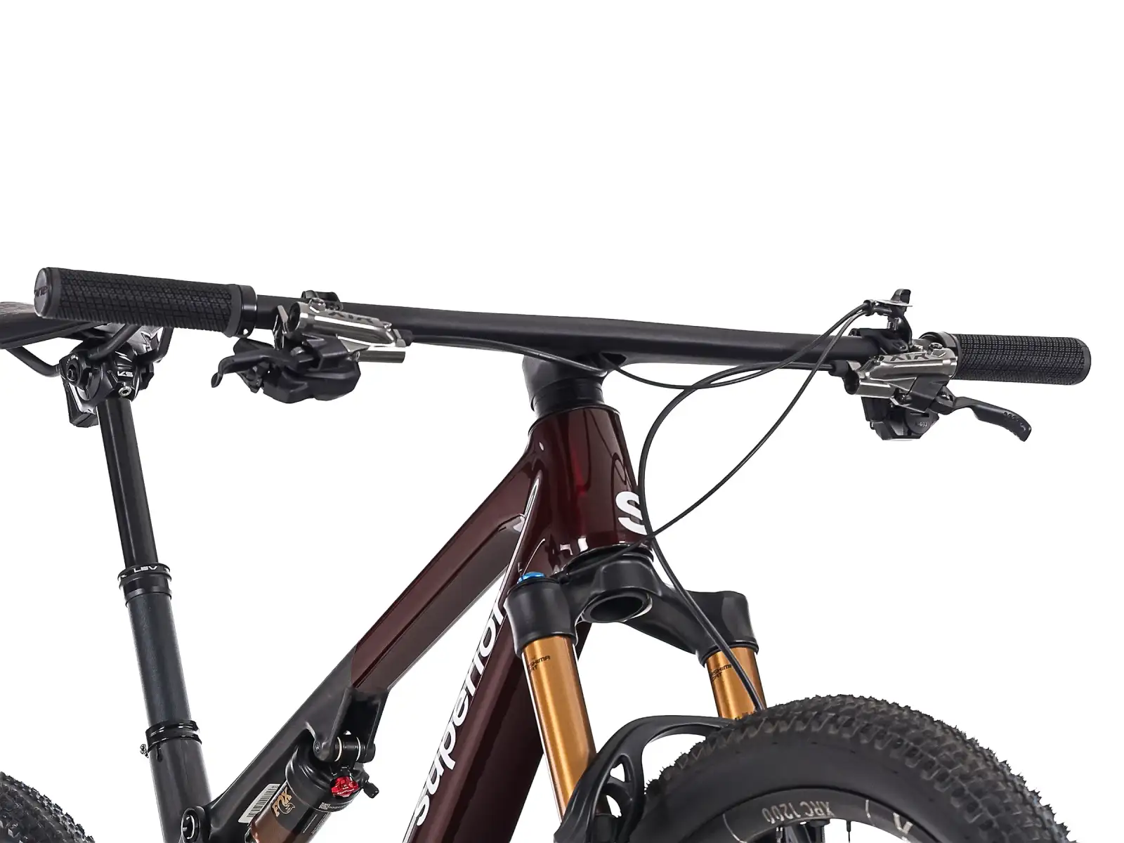 Superior XF 9.9 Team vollgefedertes Fahrrad Red Carbon/ Matte Carbon