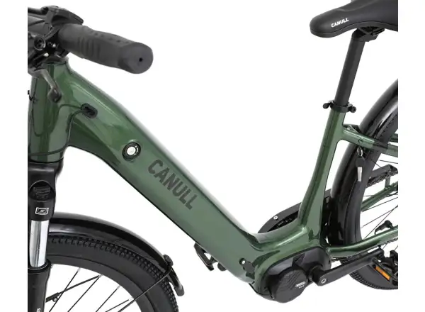 CANULL City 2 720 Wh Tiefeinsteiger E-Bike forest green