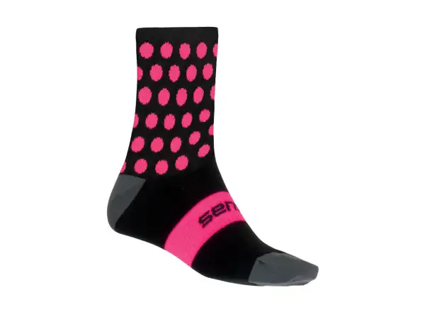 Sensor Dots Socken schwarz/rosa