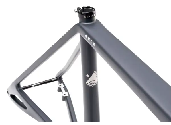 Allied Cycle Works Able Gravel-Rahmenset Schwarz