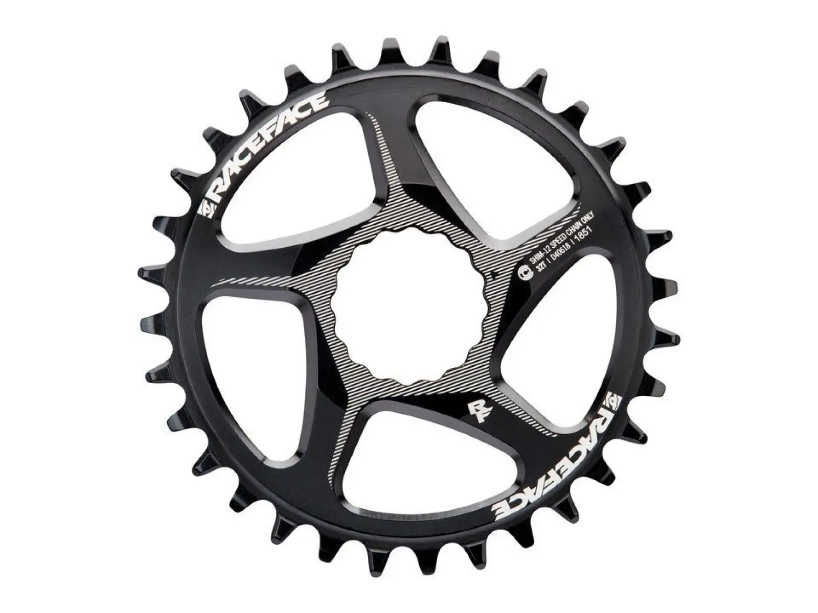 Race Face Single Direct Mount N/W Umwerfer 12-fach. Shimano Schwarz