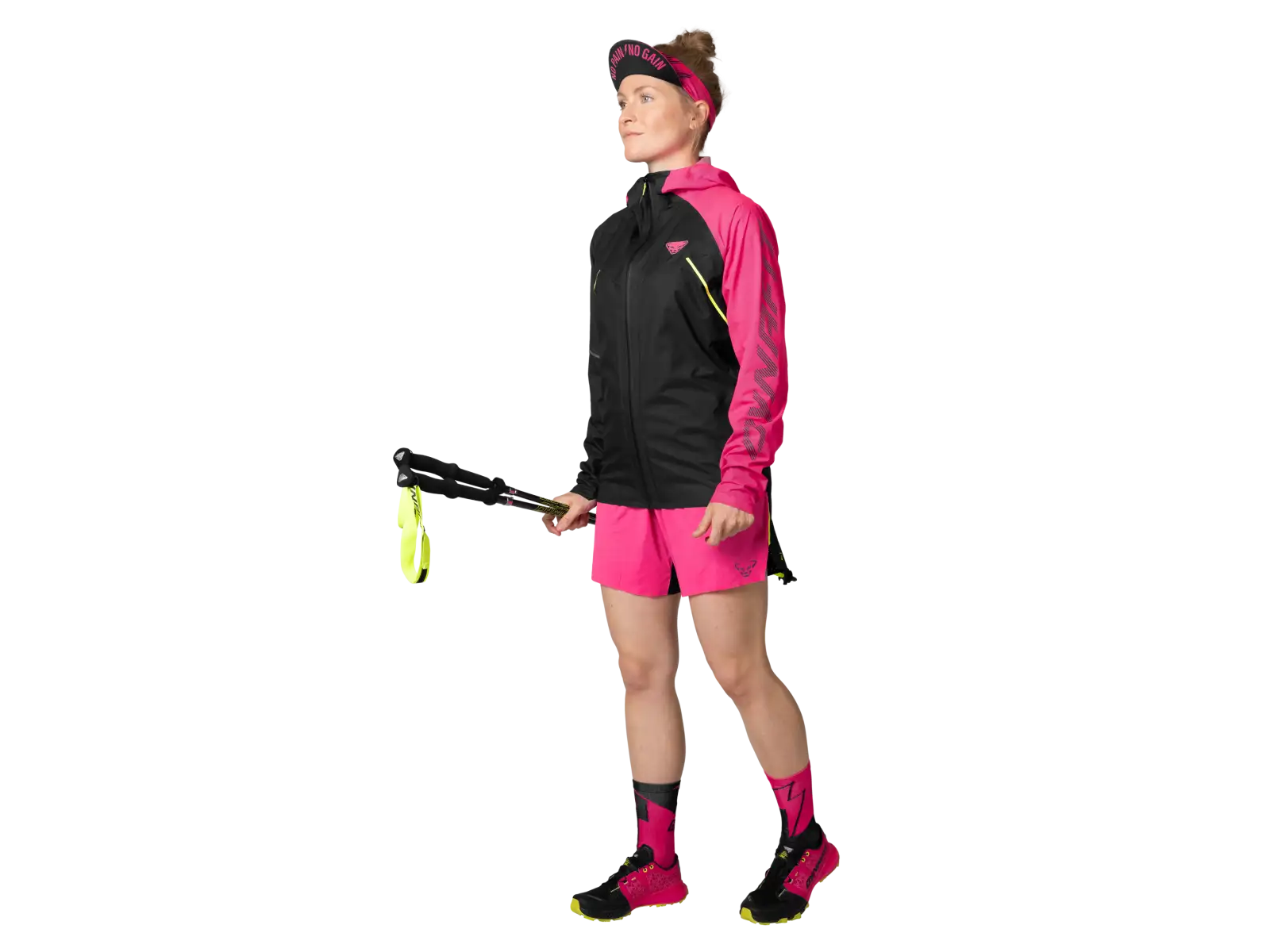 Dynafit DNA 3L Damenjacke Pink Glo/Black Out