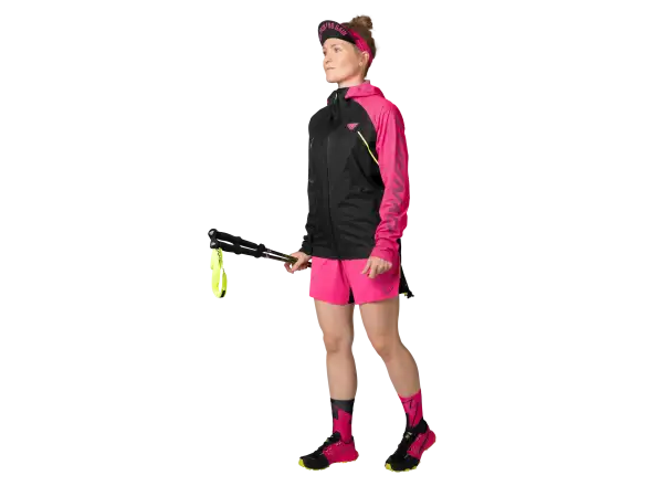 Dynafit DNA 3L Damenjacke Pink Glo/Black Out