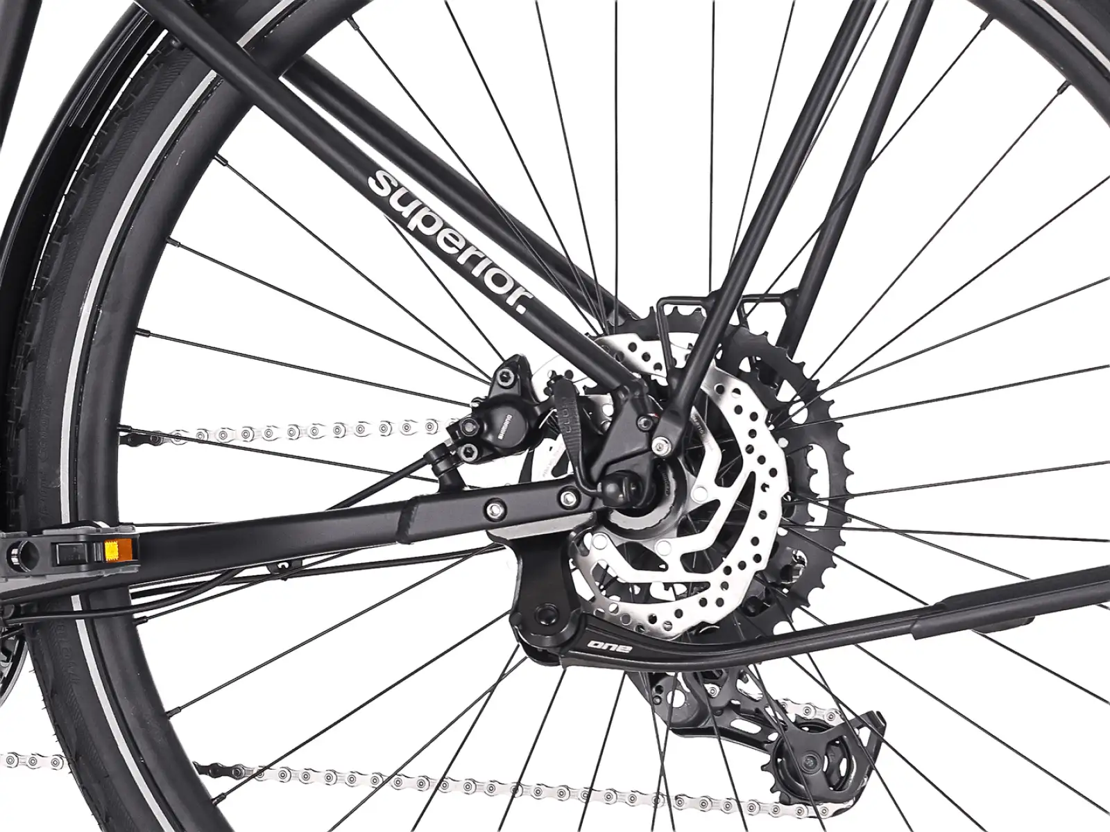 Superior Blox 6.4 T MS Stadtfahrrad mattschwarz