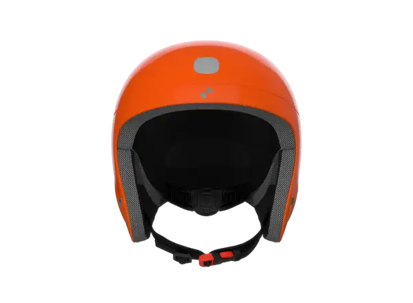 POC POCito Skull Kinder Skihelm fluoreszierendes Orange, verstellbar, Einheitsgröße.