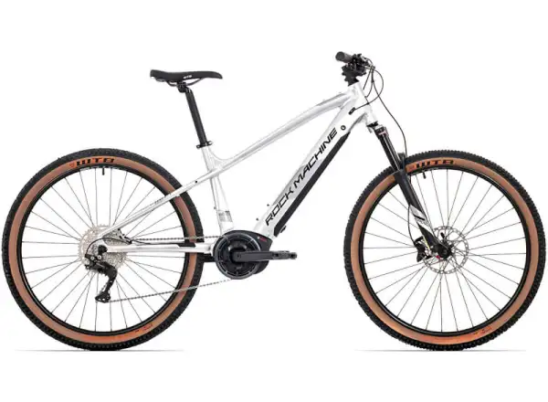 Rock Machine Torrent INT e70-29 Bosch E-Bike in Gloss Silber/Schwarz.