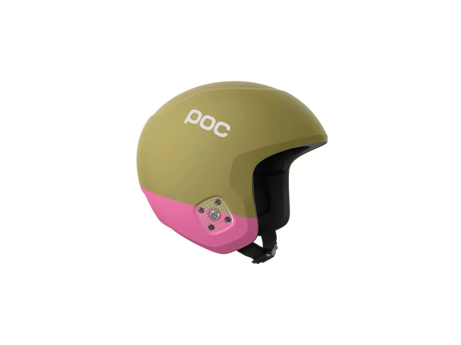 POC Skull Dura Jr Skihelm Olivine Green Matt/Thulite Pink Matt