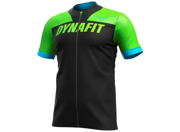 Dynafit Ride M S/S Fz Tee Herren Kurzarmtrikot lambo grün