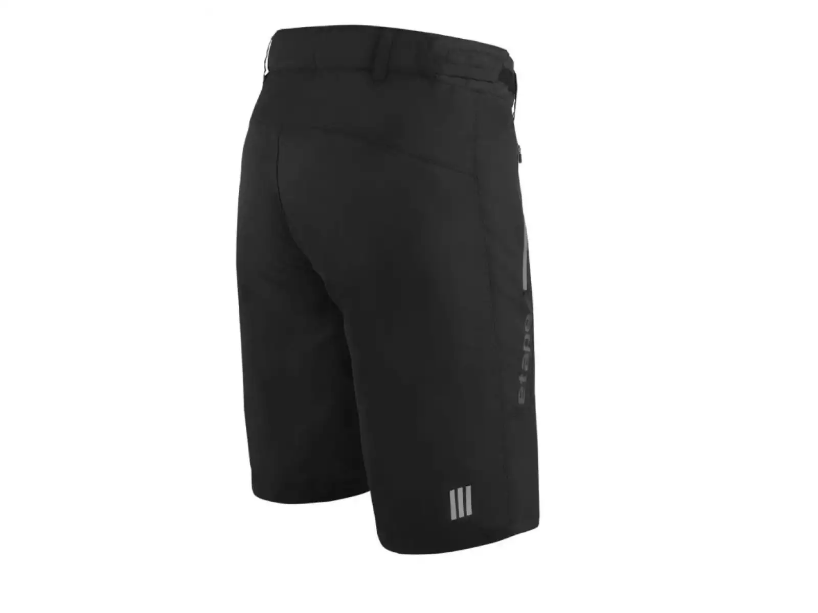 Etape Freedom Herrenshorts mit Polsterung Schwarz