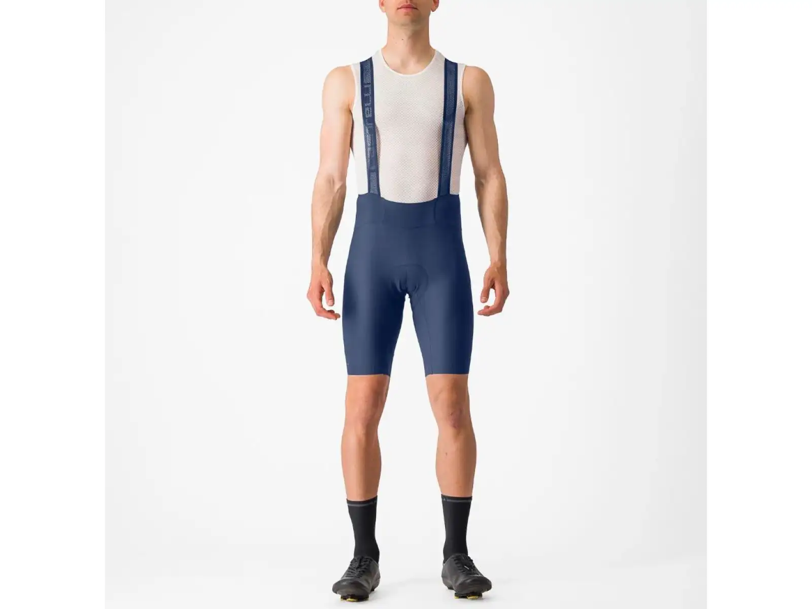 Castelli Espresso 3 Herren-Shorts mit Einsatz und Träger Belgian Blue