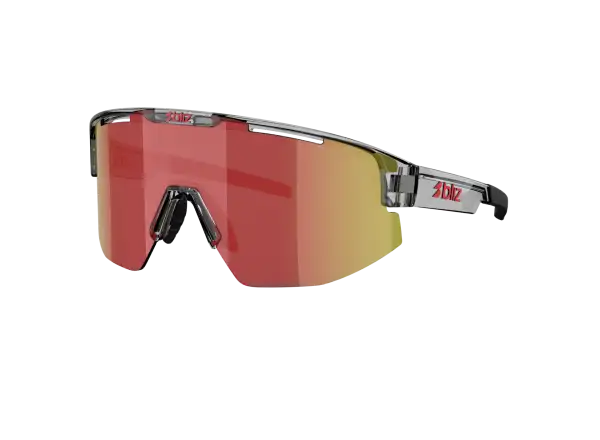 Bliz Matrix Sonnenbrille Transparent Dark Grey/Brow Red Multi