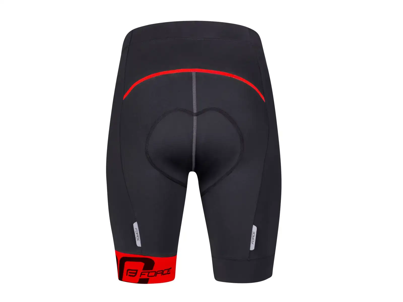 Force B30 Herren Shorts mit Polsterung Schwarz/Rot