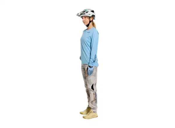Troy Lee Designs Lilium Pro Damen-Trikot mit langen Ärmeln Dawn Blue