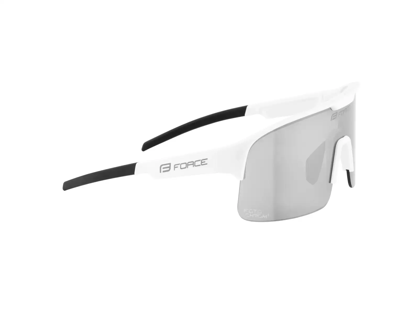 Force Spire Fahrradbrille weiß/fotochromatisches Glas