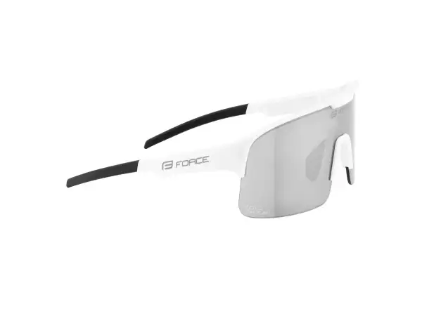 Force Spire Fahrradbrille weiß/fotochromatisches Glas
