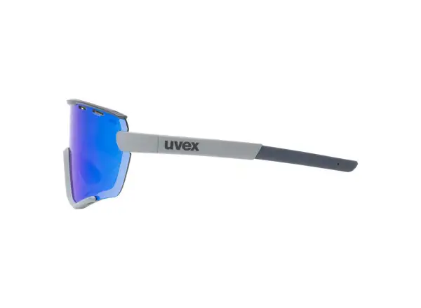 Sportbrille Uvex Sportstyle 236 Rhino Deep Space Mat/Spiegelblau