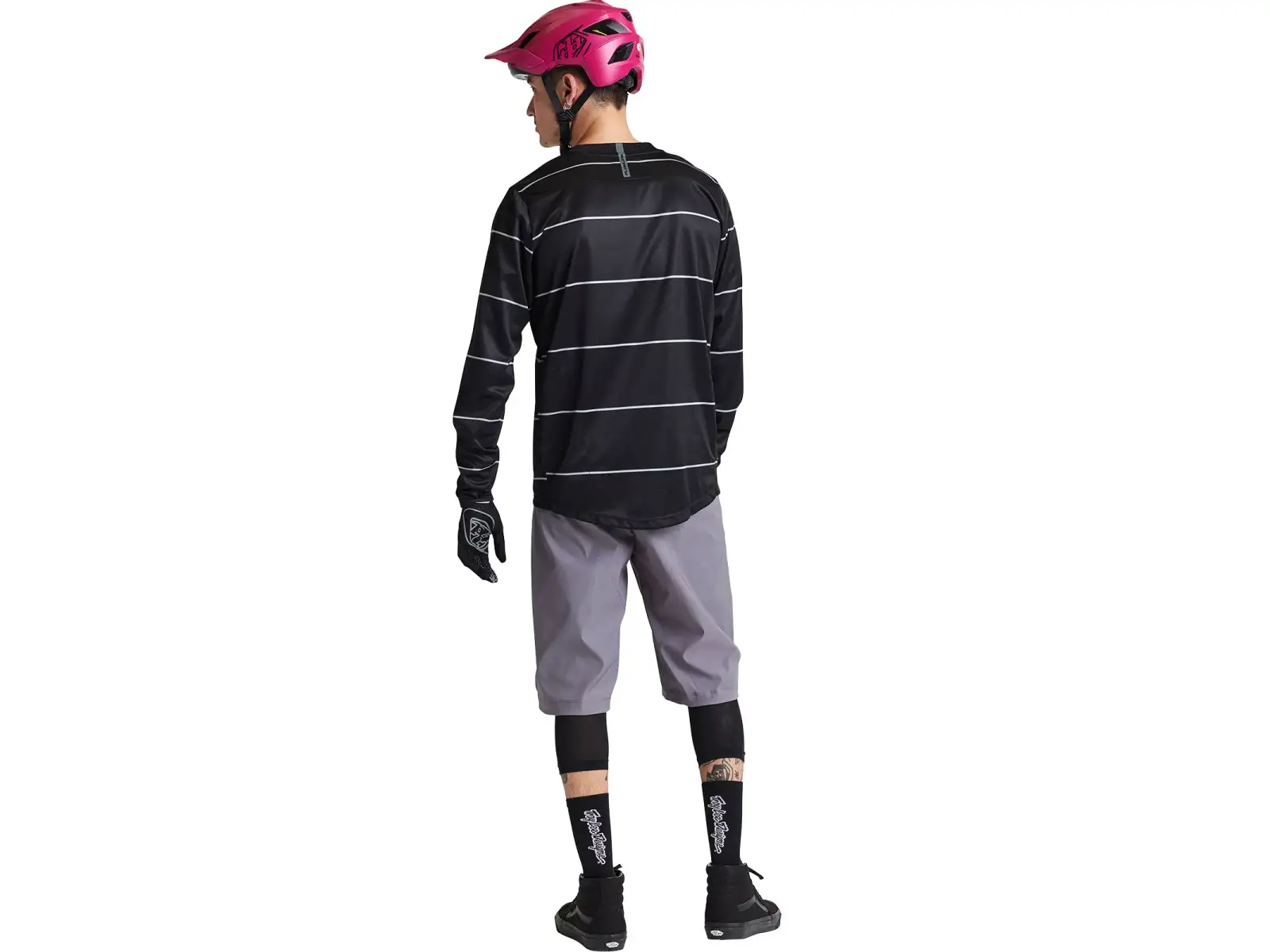 Troy Lee Designs Flowline Herren Langarmshirt Revert Black