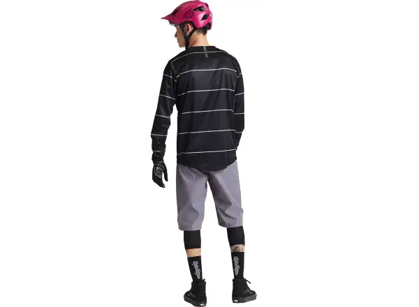 Troy Lee Designs Flowline Herren Langarmshirt Revert Black