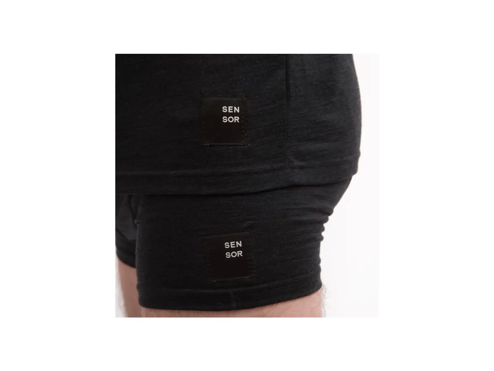 Sensor Merino Cordura Herren T-Shirt kurzarm schwarz