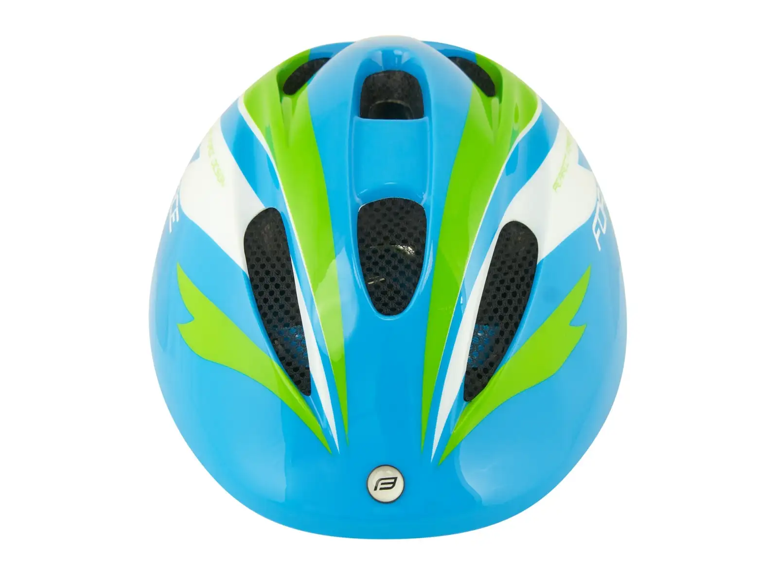 Force Fun Stripes Kinderhelm Blau/Grün
