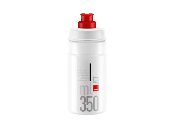 Elite Jet Flasche 350 ml Clear/Red Logo