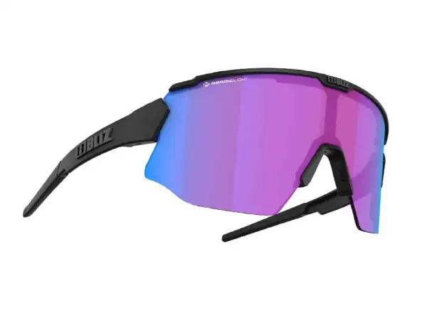 Bliz Breeze Nano Optics Brille Matt Black Nordic Light Begonia-Violet/Blue Multi/Brown