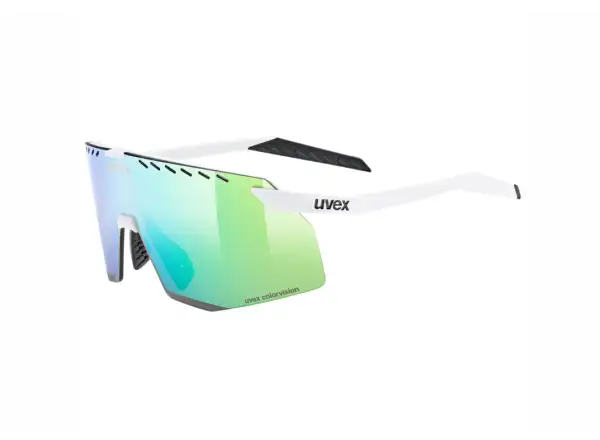 Uvex Pace Stage ColorVision Brille White Matt/Mirror Green